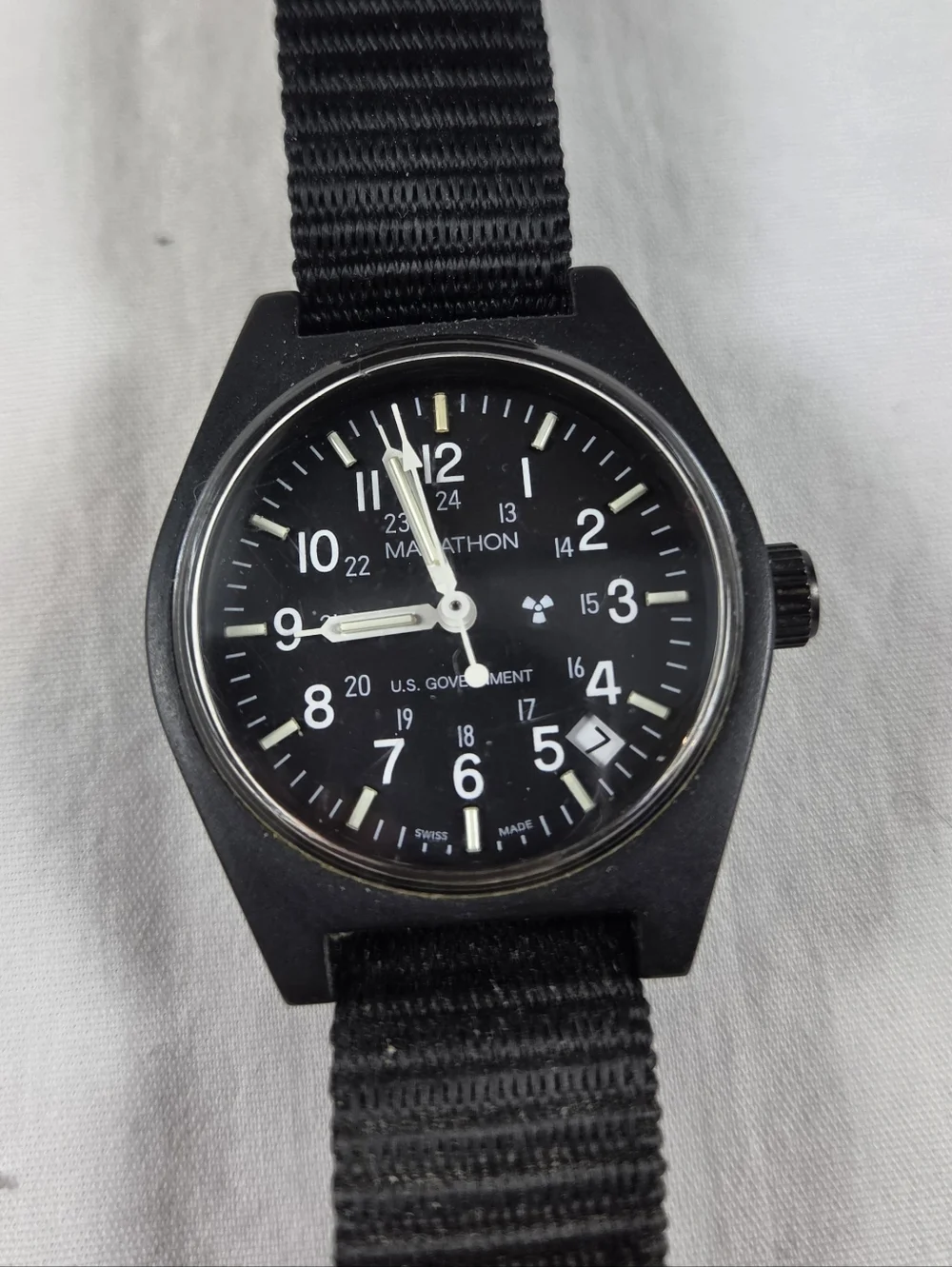 Marathon Black GPM MIL-PRF-46374G Military Issue Watch